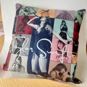 Taylor Swift Eras tour Collage Pillow